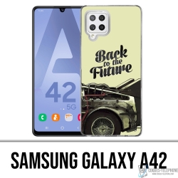 Samsung Galaxy A42 Case - Zurück in die Zukunft Delorean