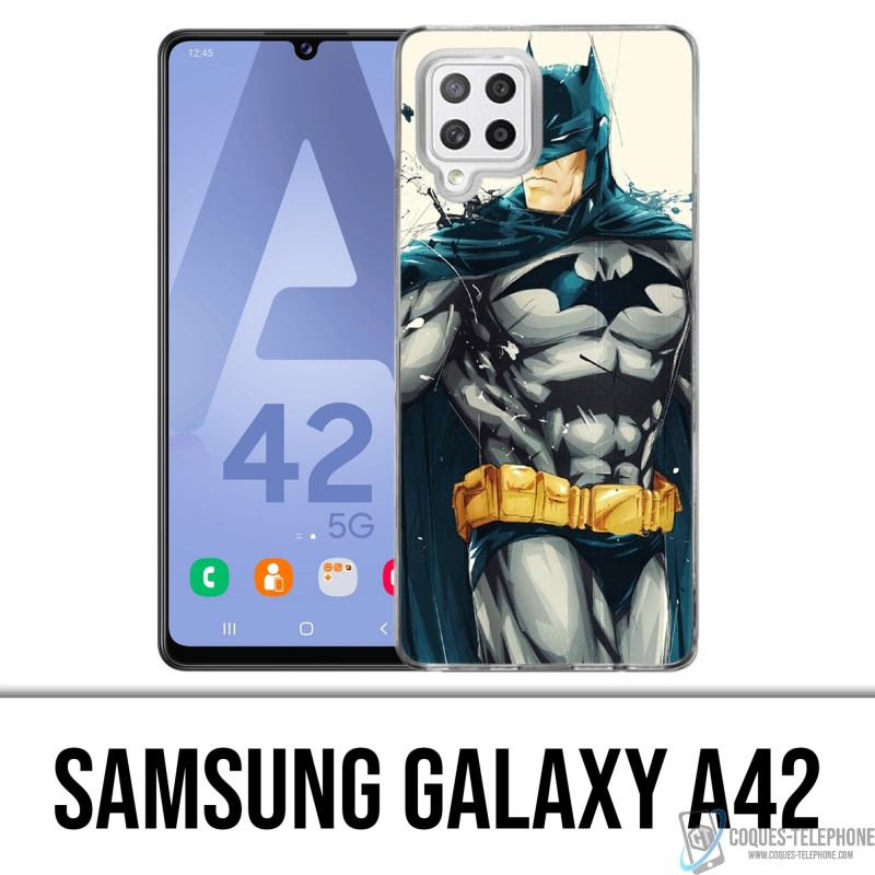 Coque Samsung Galaxy A42 - Batman Paint Art