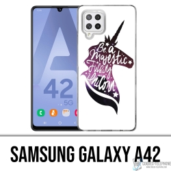 Coque Samsung Galaxy A42 - Be A Majestic Unicorn