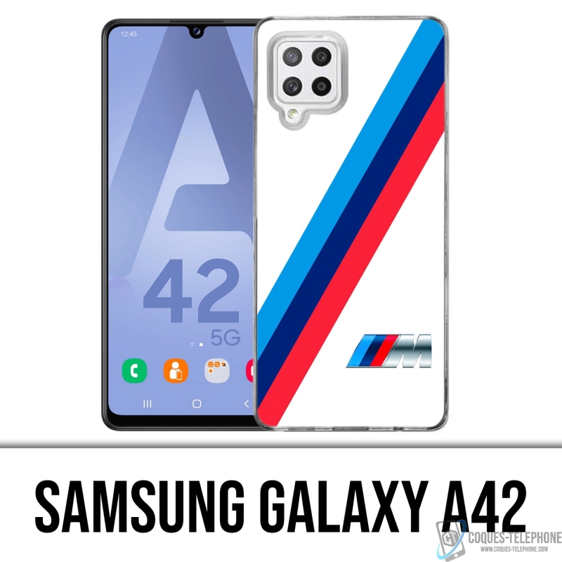 Funda Samsung Galaxy A42 - Bmw M Performance Blanca