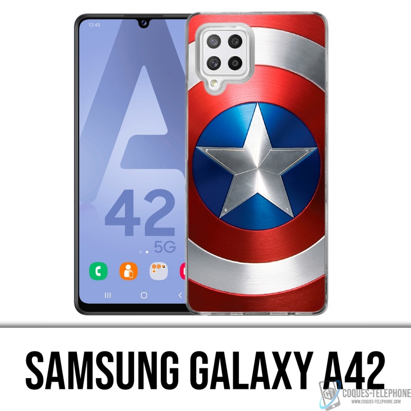 Custodia per Samsung Galaxy A42 - Captain America Avengers Shield