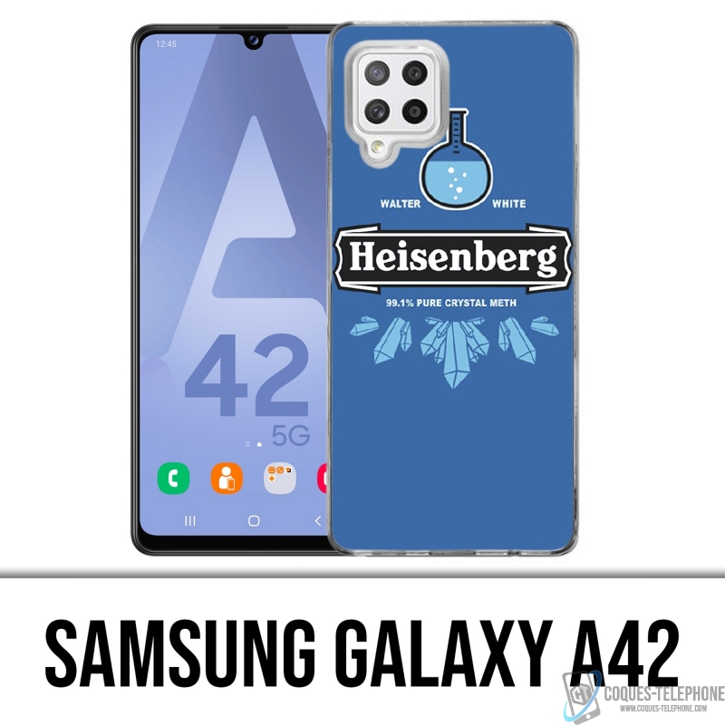 Custodia per Samsung Galaxy A42 - Logo Braeking Bad Heisenberg