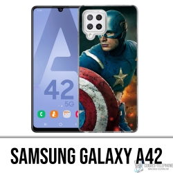 Custodia per Samsung Galaxy A42 - Captain America Comics Avengers