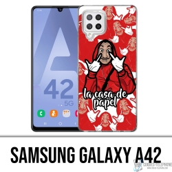 Funda Samsung Galaxy A42 - Casa De Papel - Dibujos animados