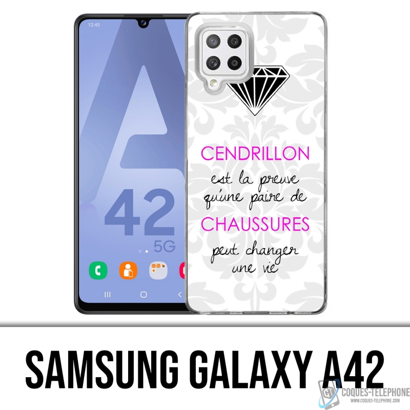 Custodia per Samsung Galaxy A42 - Citazione di Cenerentola