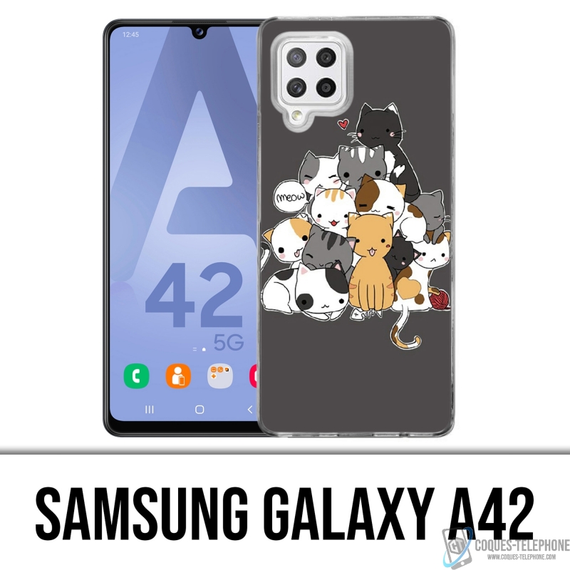 Custodia per Samsung Galaxy A42 - Cat Meow