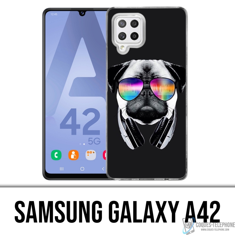 Custodia per Samsung Galaxy A42 - Dj Pug Dog