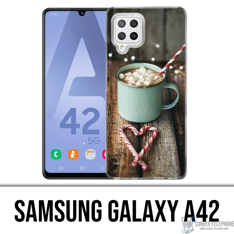 Samsung Galaxy A42 Case - Hot Chocolate Marshmallow