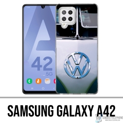 Custodia per Samsung Galaxy A42 - Vw Volkswagen Grey Combi
