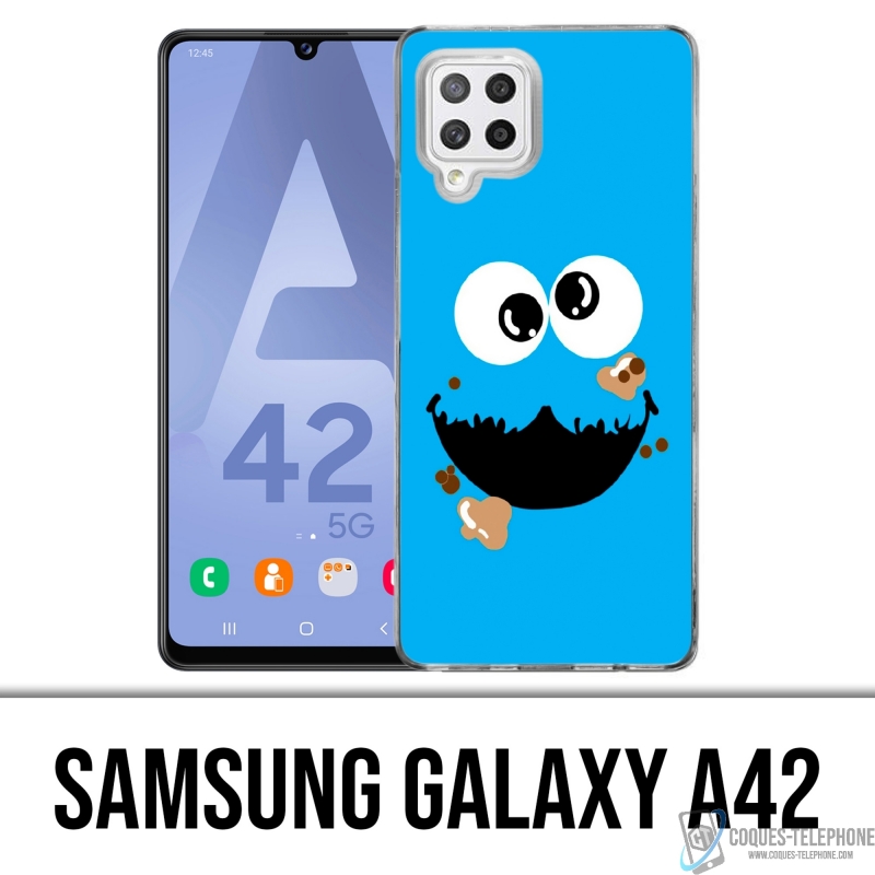 Coque Samsung Galaxy A42 - Cookie Monster Face
