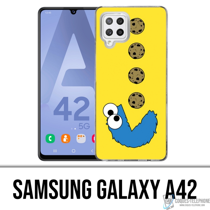 Coque Samsung Galaxy A42 - Cookie Monster Pacman