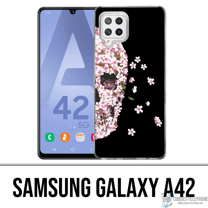 Coque Samsung Galaxy A42 - Crane Fleurs