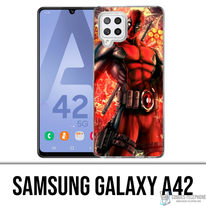 Coque Samsung Galaxy A42 - Deadpool Comic