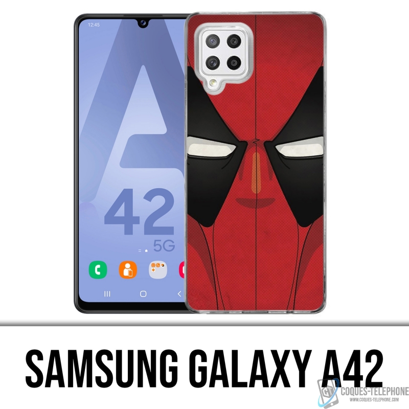 Funda Samsung Galaxy A42 - Máscara de Deadpool