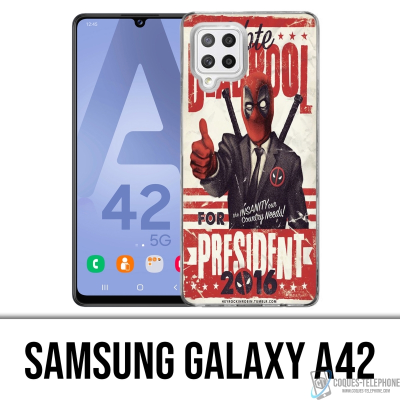 Funda Samsung Galaxy A42 - Presidente de Deadpool