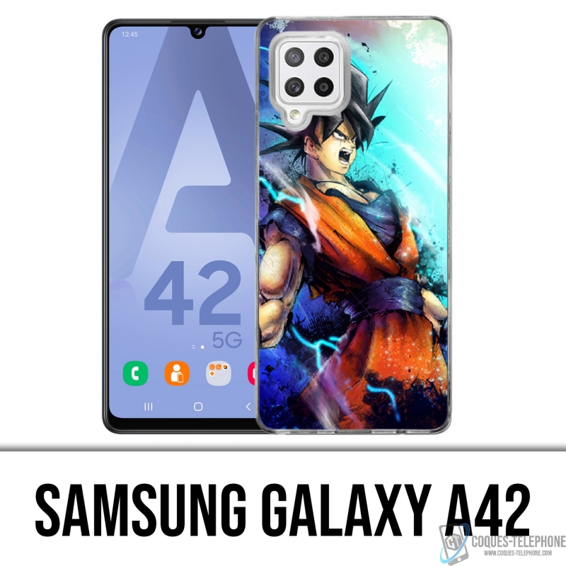 Coque Samsung Galaxy A42 - Dragon Ball Goku Couleur