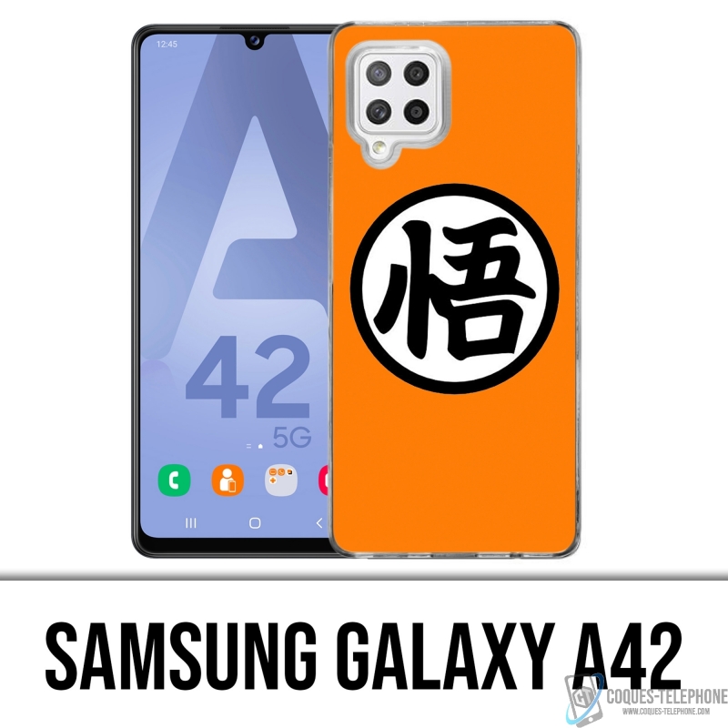 Custodia per Samsung Galaxy A42 - Logo Dragon Ball Goku