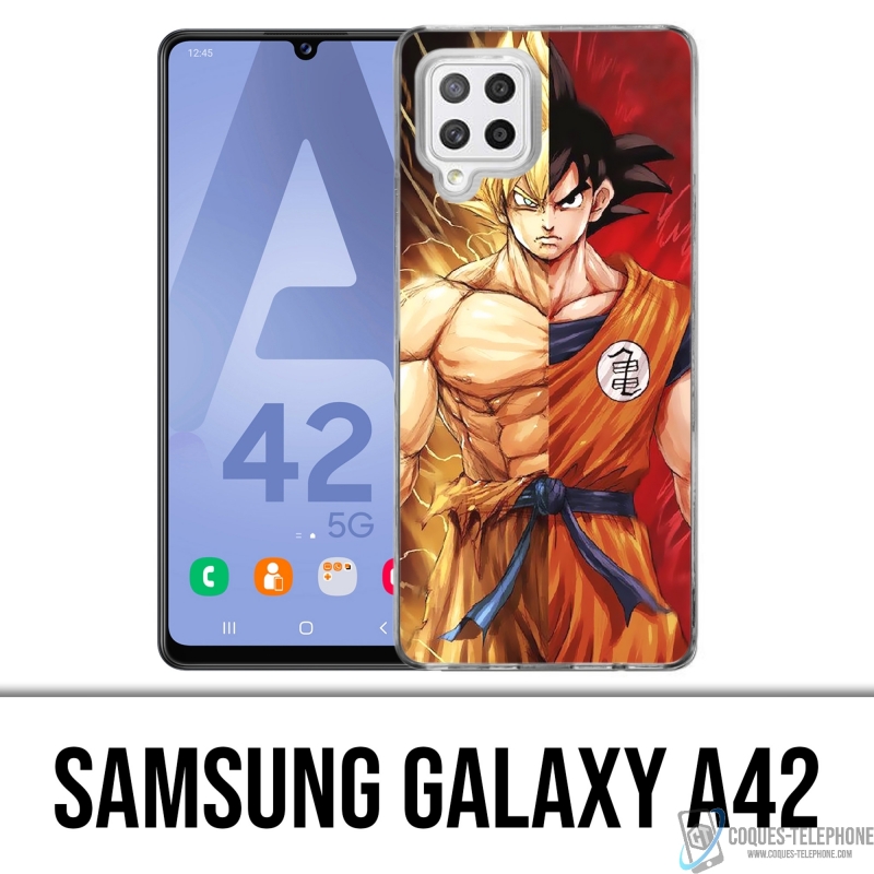 Coque Samsung Galaxy A42 - Dragon Ball Goku Super Saiyan