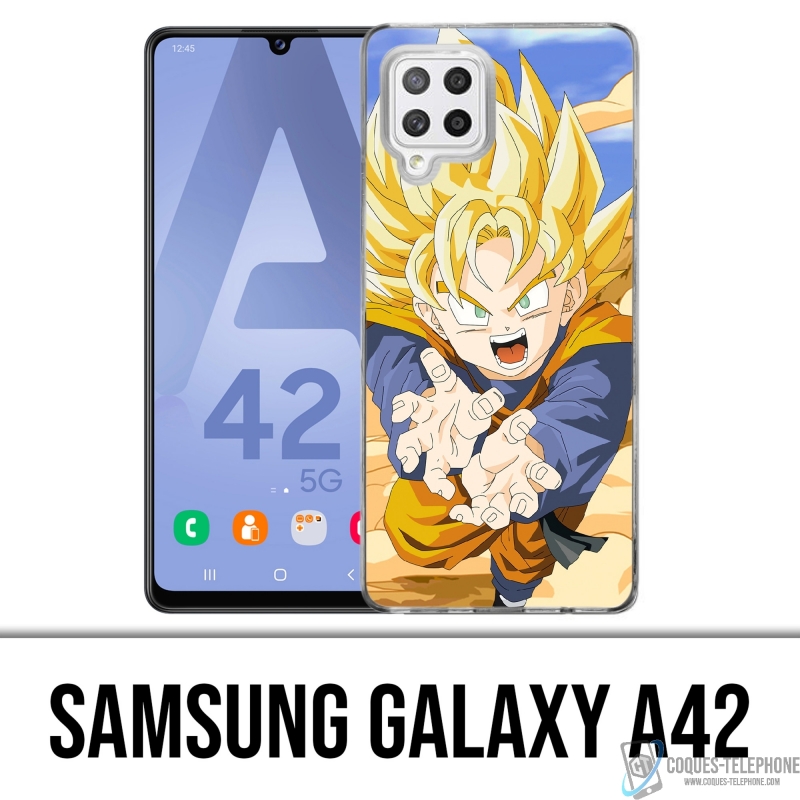 Custodia per Samsung Galaxy A42 - Dragon Ball Son Goten Fury