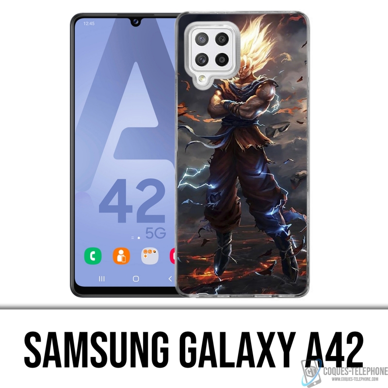 Coque Samsung Galaxy A42 - Dragon Ball Super Saiyan