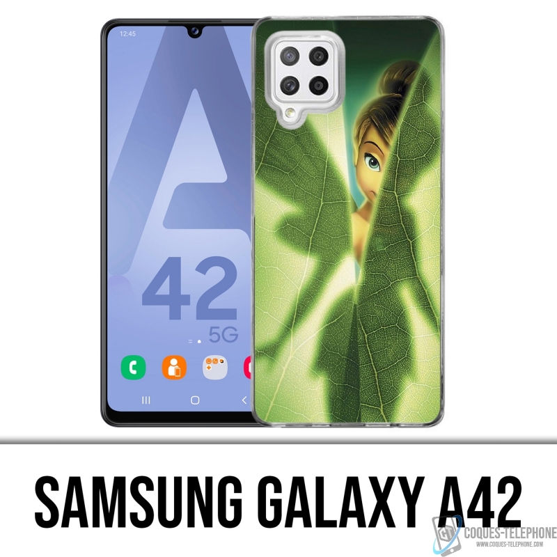 Coque Samsung Galaxy A42 - Fée Clochette Feuille