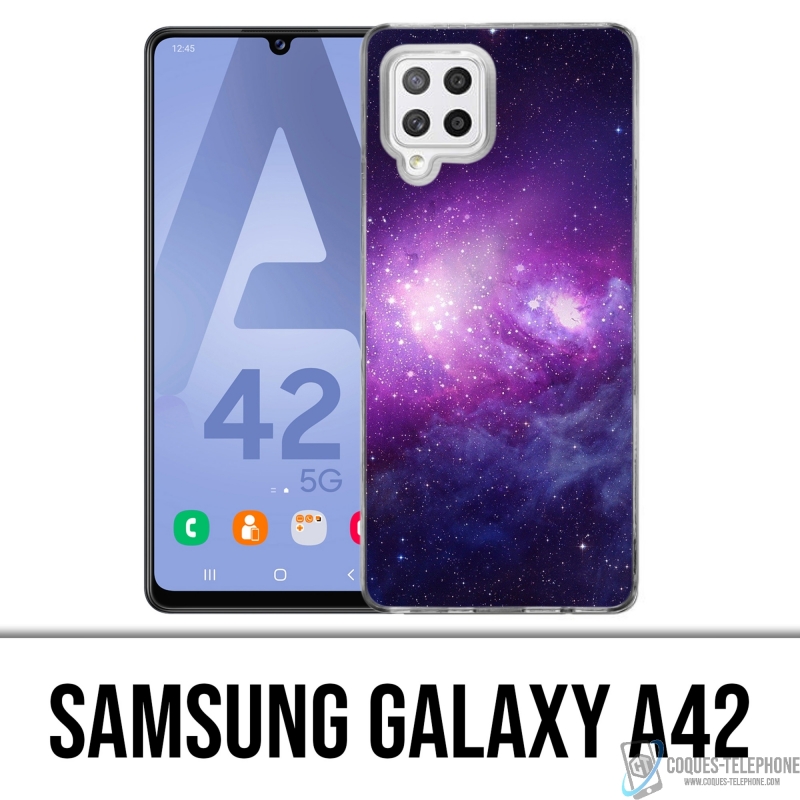 Coque Samsung Galaxy A42 - Galaxie Violet