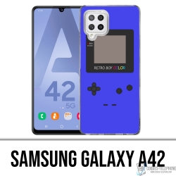 Custodia per Samsung Galaxy A42 - Game Boy Color blu
