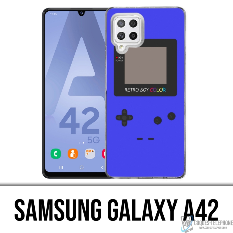 Funda Samsung Galaxy A42 - Game Boy Color Azul