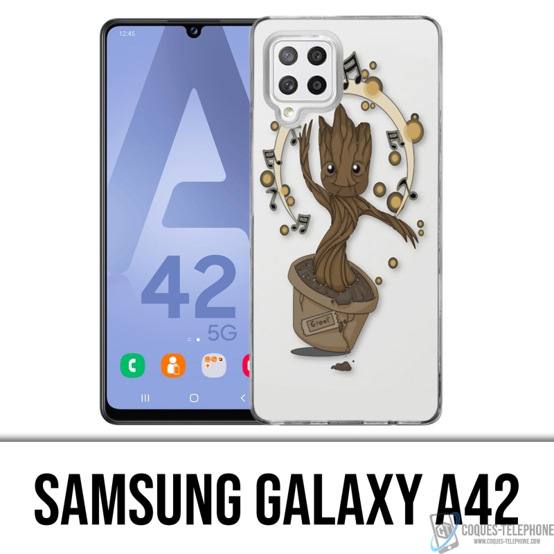 Wächter der Galaxie tanzen Groot Samsung Galaxy A42 Case