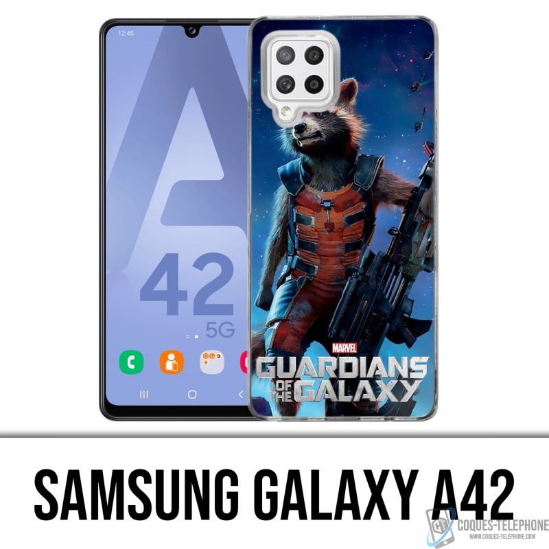 Custodia Guardians Of The Galaxy Rocket per Samsung Galaxy A42