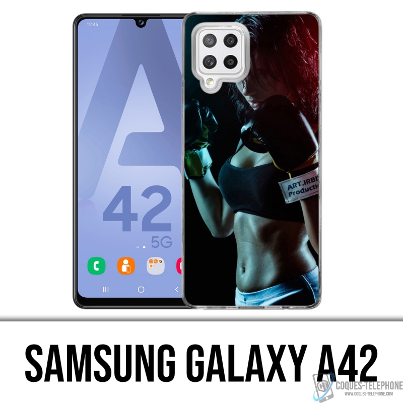 Custodia per Samsung Galaxy A42 - Girl Boxe