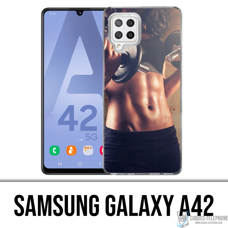 Coque Samsung Galaxy A42 - Girl Musculation