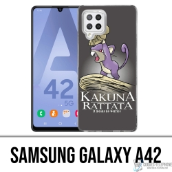 Coque Samsung Galaxy A42 - Hakuna Rattata Pokémon Roi Lion