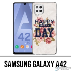 Custodie e protezioni Samsung Galaxy A42 - Happy Every Days Roses