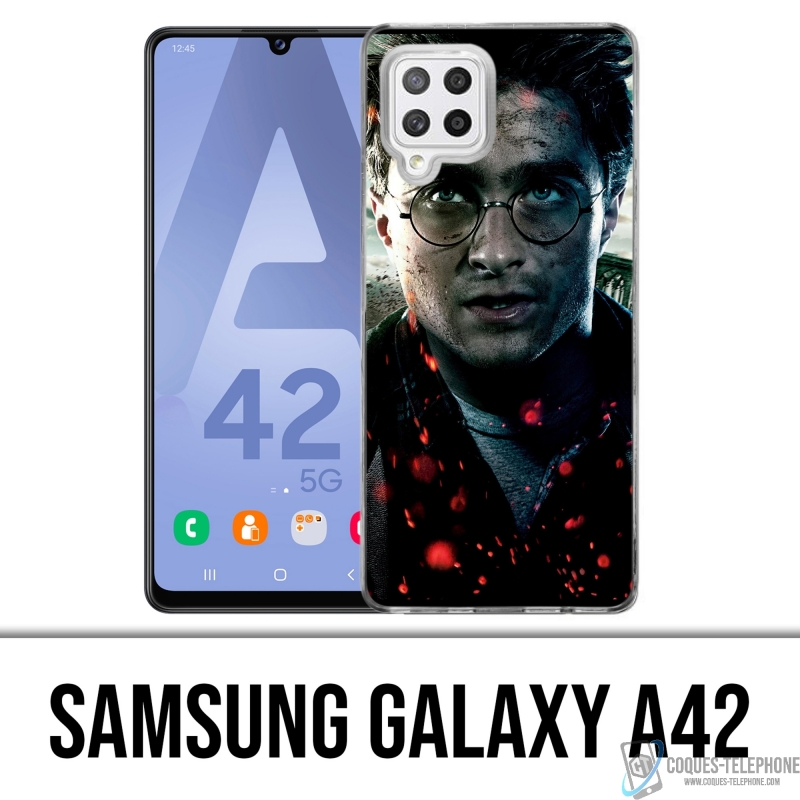 Custodia per Samsung Galaxy A42 - Harry Potter Fire