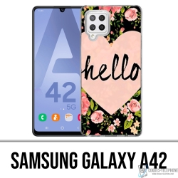 Custodia per Samsung Galaxy A42 - Hello Pink Heart