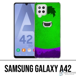 Funda Samsung Galaxy A42 - Diseño artístico de Hulk