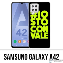 Samsung Galaxy A42 case - Io Sto Con Vale Motogp Valentino Rossi