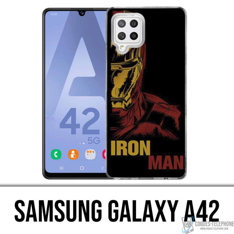 Custodia per Samsung Galaxy A42 - Iron Man Comics