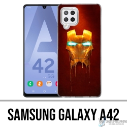 Coque Samsung Galaxy A42 - Iron Man Gold