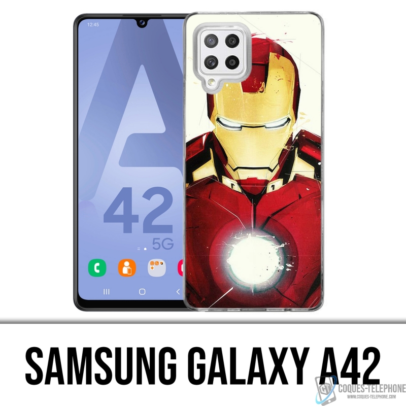 Samsung Galaxy A42 Case - Iron Man Paintart