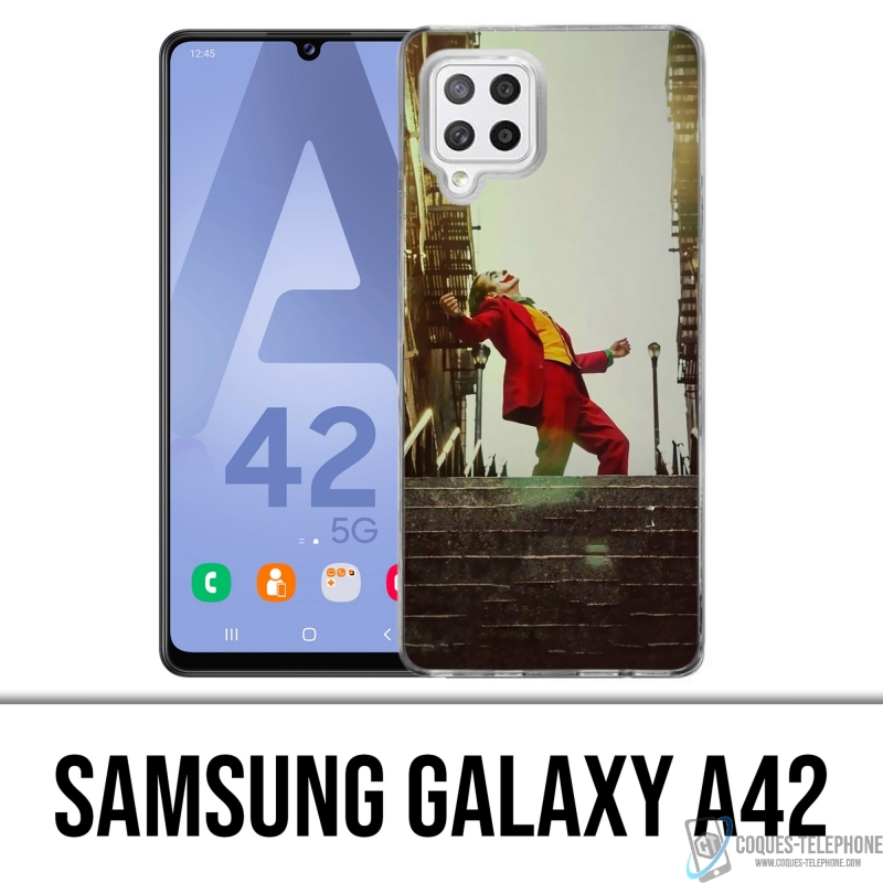 Coque Samsung Galaxy A42 - Joker Film Escalier