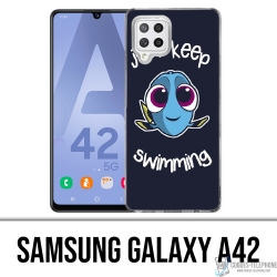 Samsung Galaxy A42 Case - Einfach weiter schwimmen