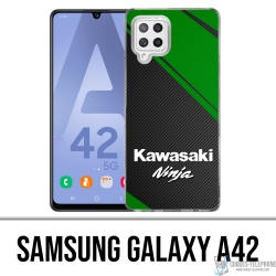 Custodia per Samsung Galaxy A42 - Logo Kawasaki Ninja