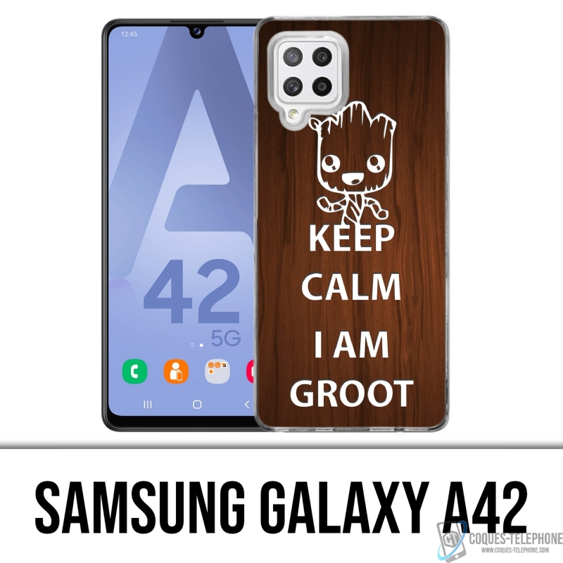 Custodia per Samsung Galaxy A42 - Keep Calm Groot