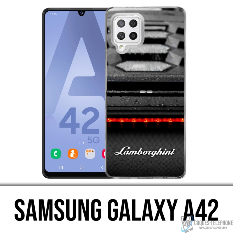 Coque Samsung Galaxy A42 - Lamborghini Emblème