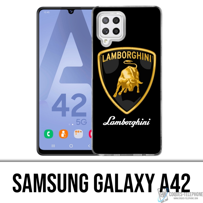 Custodia per Samsung Galaxy A42 - Logo Lamborghini