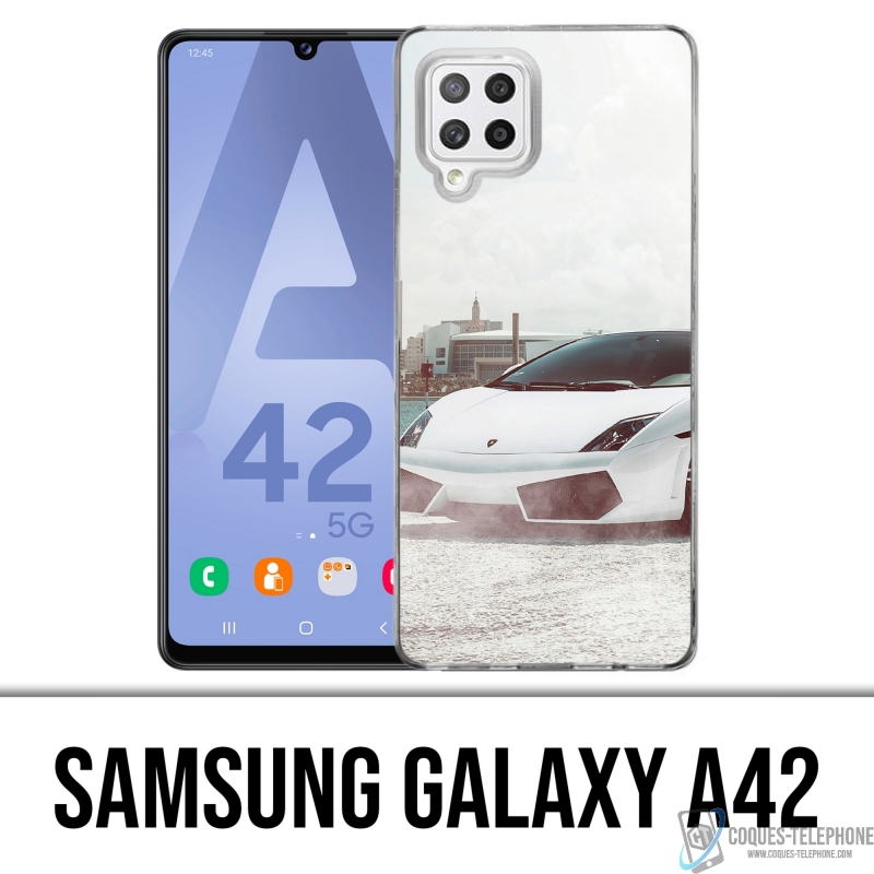 Coque Samsung Galaxy A42 - Lamborghini Voiture