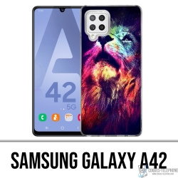 Coque Samsung Galaxy A42 - Lion Galaxie