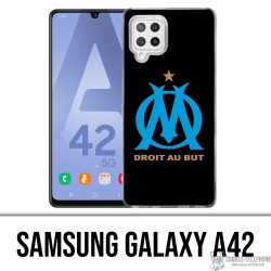 Funda Samsung Galaxy A42 - Om Marseille Logo Negro